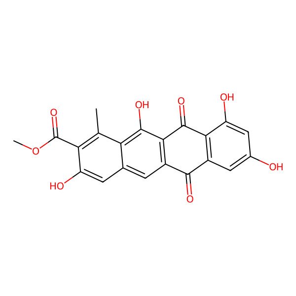2D Structure of Tetracenomycin D3 methylester