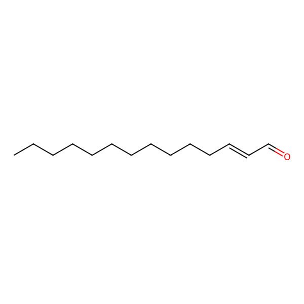 2D Structure of Tetradec-2-enal