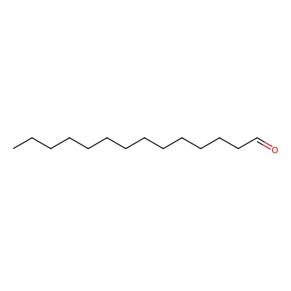 2D Structure of Tetradecanal