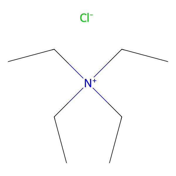 2D Structure of Tetraethylammonium chloride