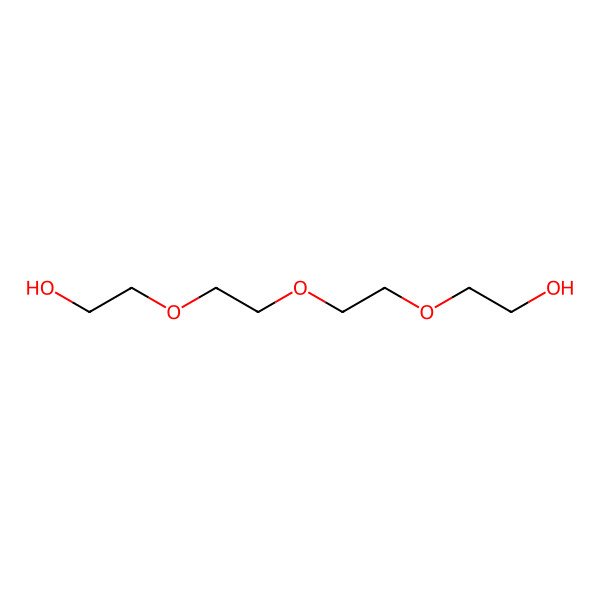 2D Structure of Tetraethylene Glycol