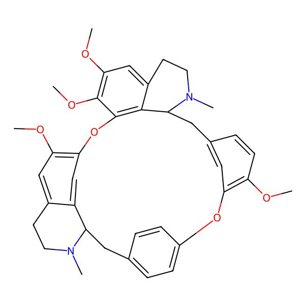2D Structure of Tetrandrine