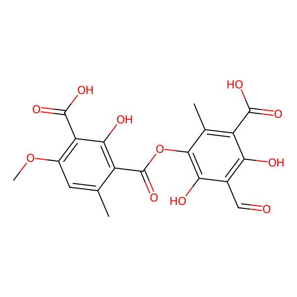 2D Structure of Thamnolic acid