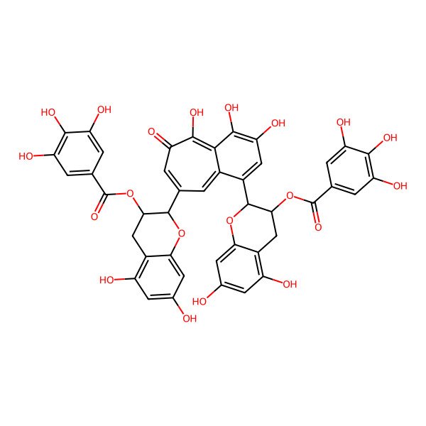 2D Structure of Theaflavin 3 2D Structure of Theaflavin 3