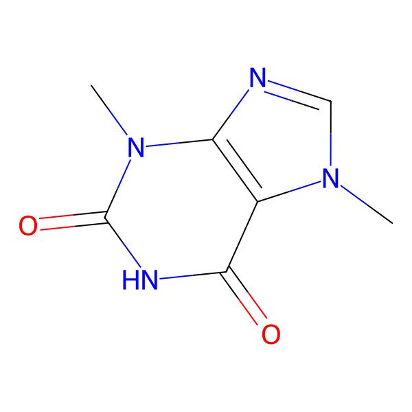2D Structure of Theobromine