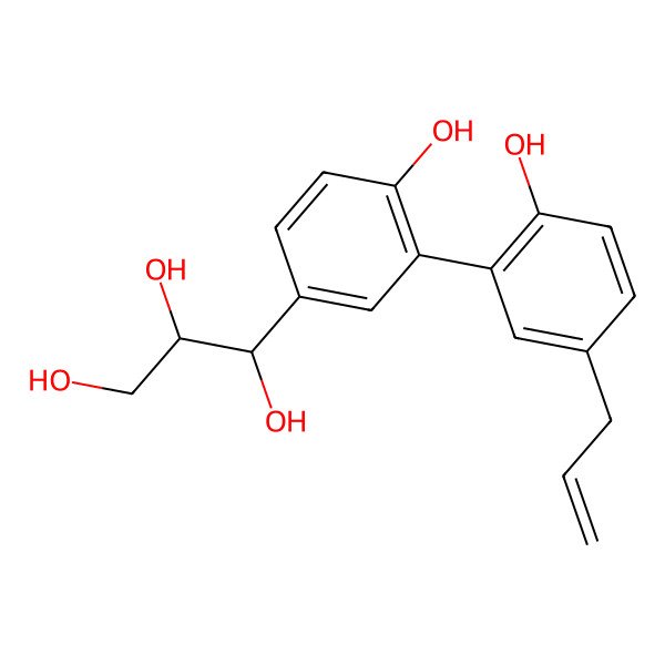 2D Structure of threo-Magnolignn