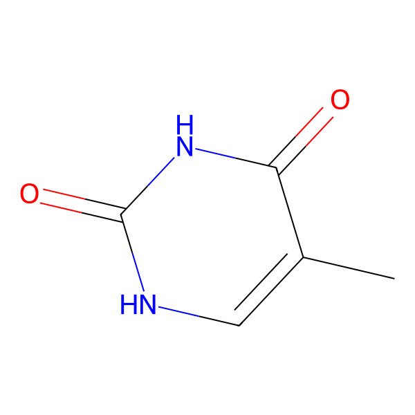 2D Structure of Thymine