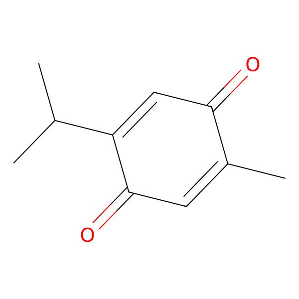 2D Structure of Thymoquinone