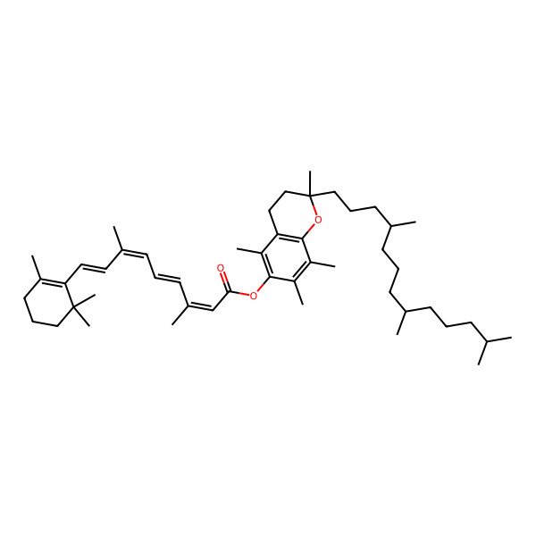 2D Structure of Tocoretinate