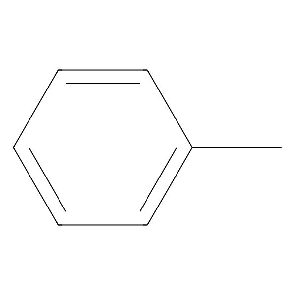 2D Structure of Toluene