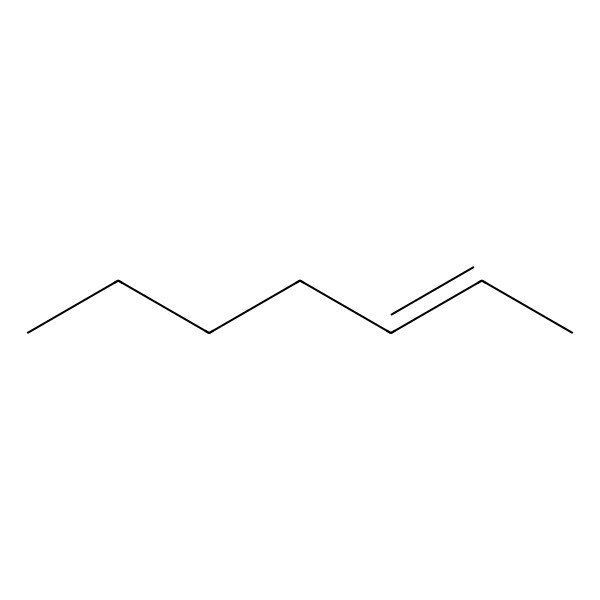 2D Structure of trans-2-Heptene 2D Structure of trans-2-Heptene