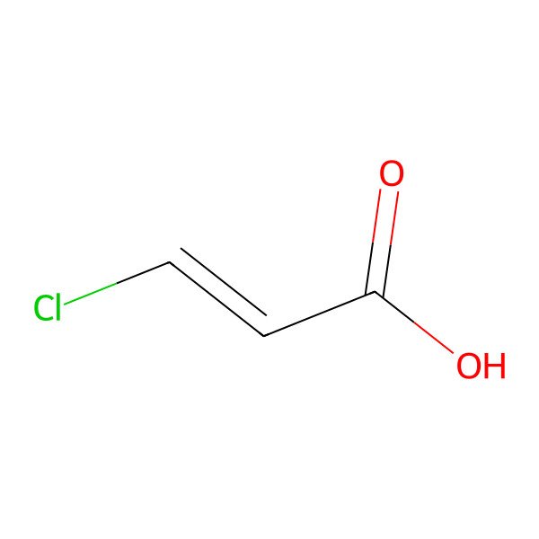 2D Structure of trans-3-Chloroacrylic acid