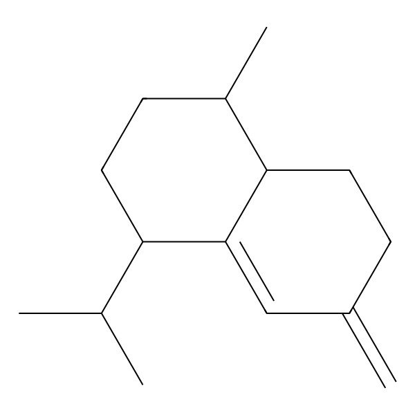 2D Structure of trans-Muurola-4(14),5-diene