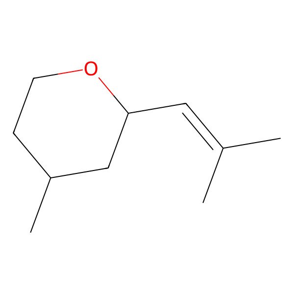 2D Structure of trans-Rose oxide