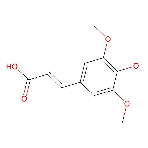 2D Structure of trans-Sinapate