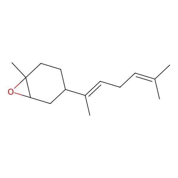 2D Structure of trans-Z-alpha-Bisabolene epoxide