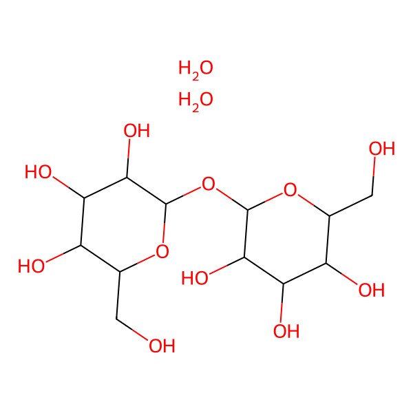 2D Structure of Trehalose dihydrate