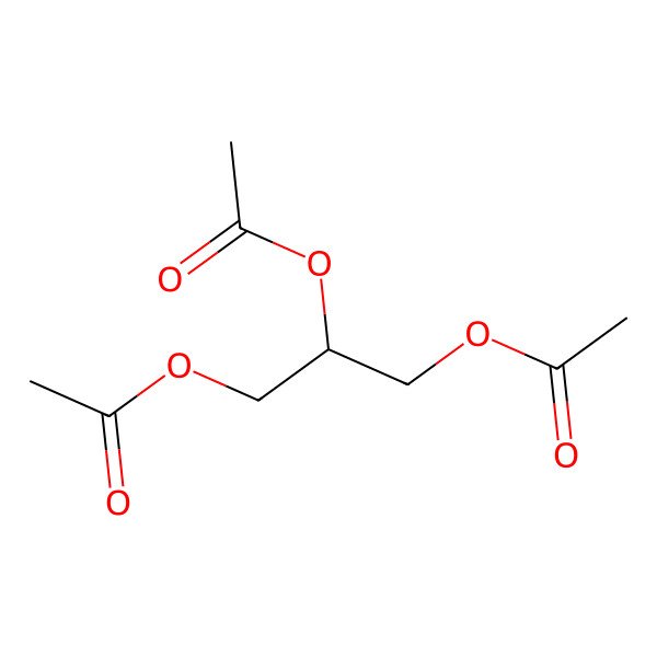 2D Structure of Triacetin