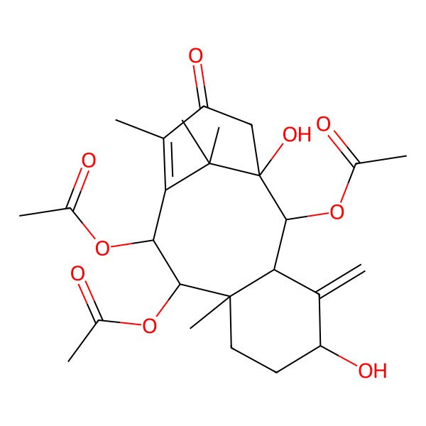 2D Structure of Triacetyl-5-decinnamoyltaxicin I 2D Structure of Triacetyl-5-decinnamoyltaxicin I