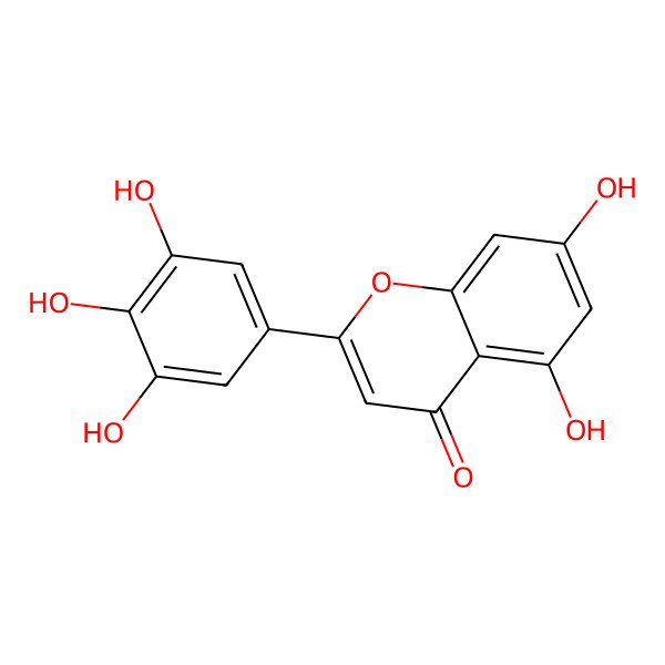 2D Structure of Tricetin