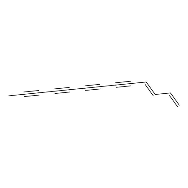 2D Structure of Tridec-1,3-diene-5,7,9,11-tetrayne