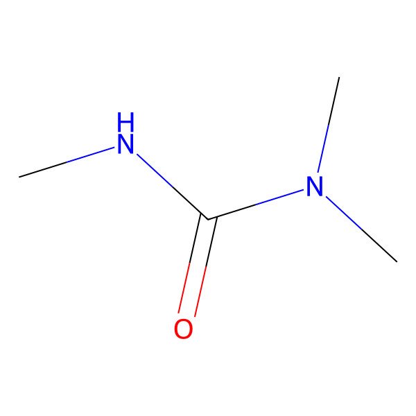 2D Structure of Trimethylurea