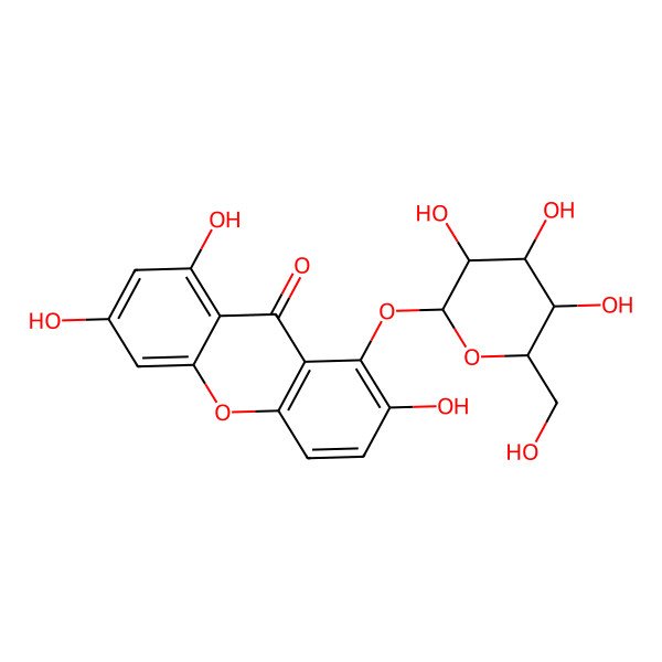 2D Structure of Triptexanthoside A