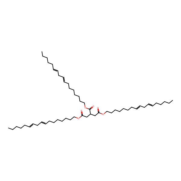 2D Structure of tris[(8Z,11Z)-heptadeca-8,11-dienyl] propane-1,2,3-tricarboxylate