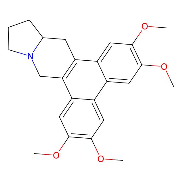 2D Structure of Tylophorine, (-)-