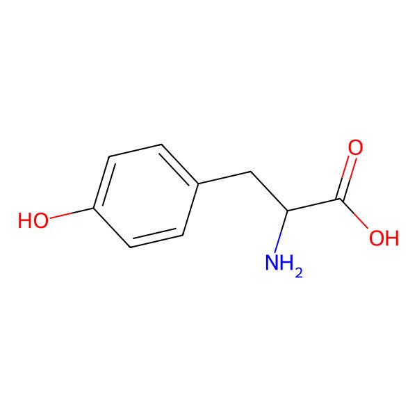 2D Structure of Tyrosine