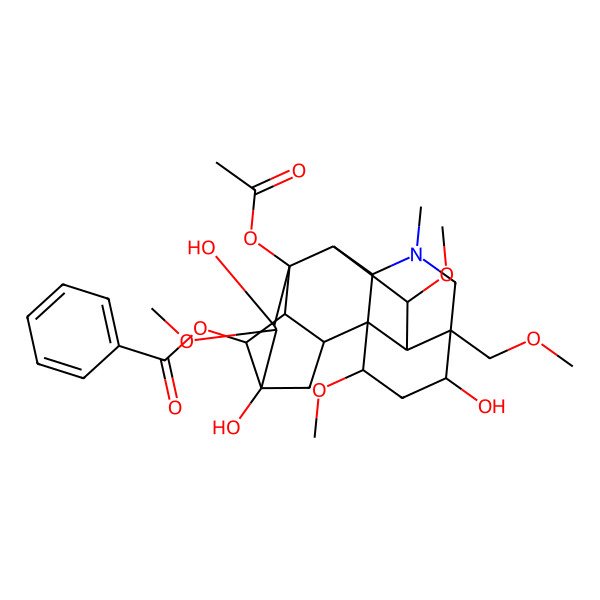 2D Structure of Mesaconitine 2D Structure of Mesaconitine