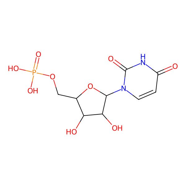 2D Structure of Uridine Monophosphate