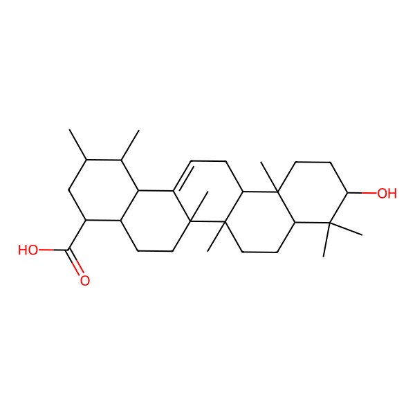 2D Structure of Ursolic acid (Malol)