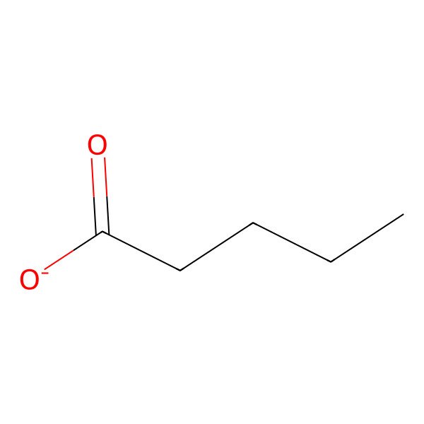 2D Structure of Valerate 2D Structure of Valerate