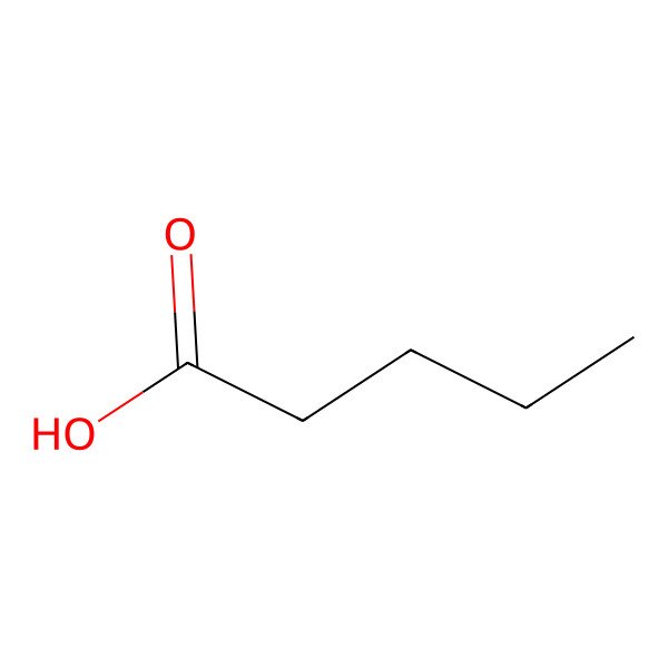 2D Structure of Valeric acid 2D Structure of Valeric acid