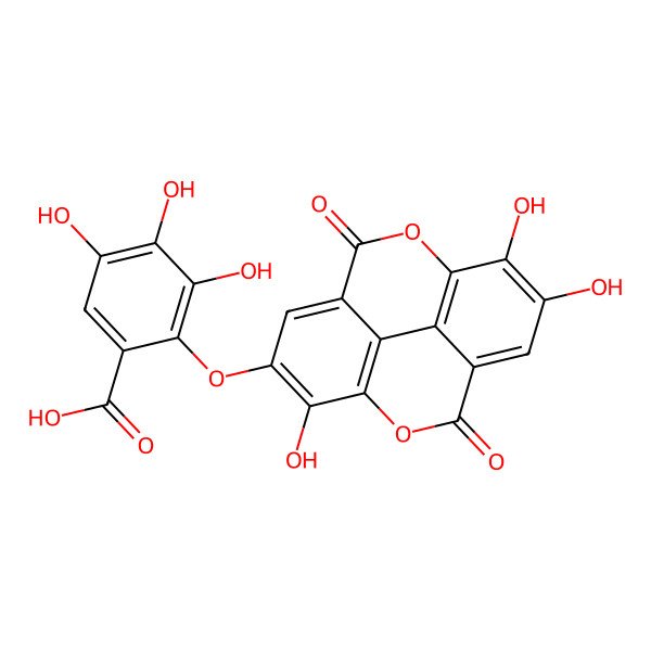 2D Structure of Valoneic acid dilactone 2D Structure of Valoneic acid dilactone