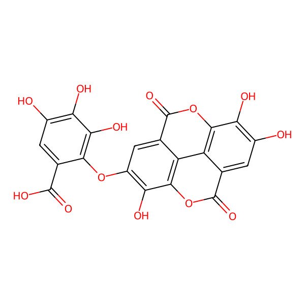 2D Structure of Valoneic acid dilactone