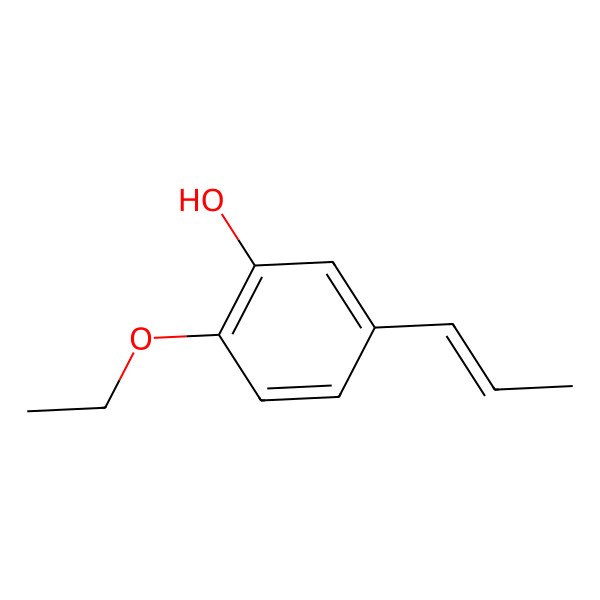 2D Structure of Propenyl Guaethol