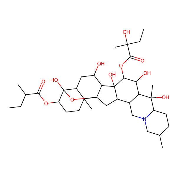 2D Structure of O-Deacetylgerminaline 2D Structure of O-Deacetylgerminaline