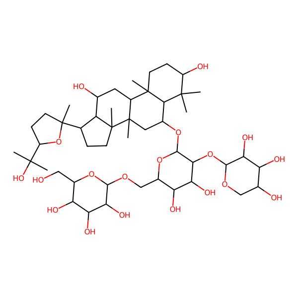 2D Structure of Vina-ginsenoside R6