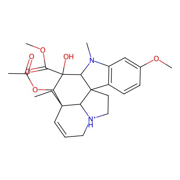 2D Structure of Vindolinium(1+) 2D Structure of Vindolinium(1+)