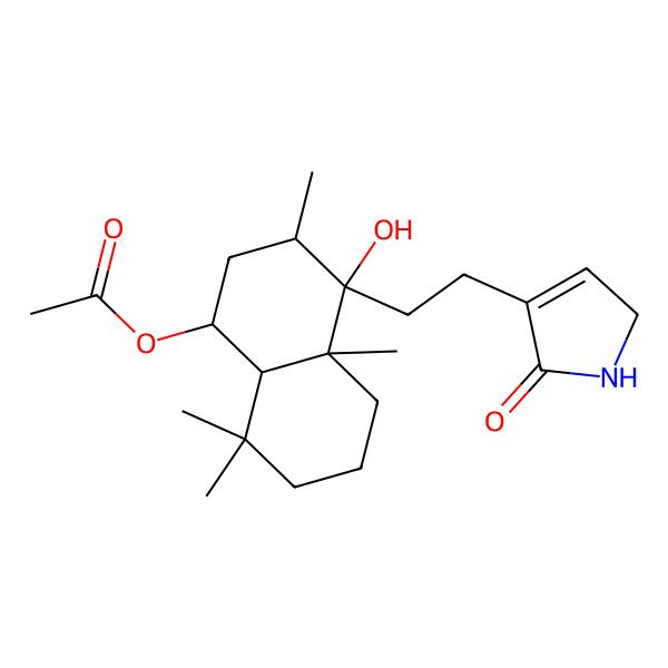 2D Structure of Vitexilactam A