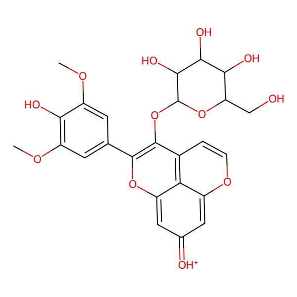 2D Structure of Vitisin B (vitis vinifera)