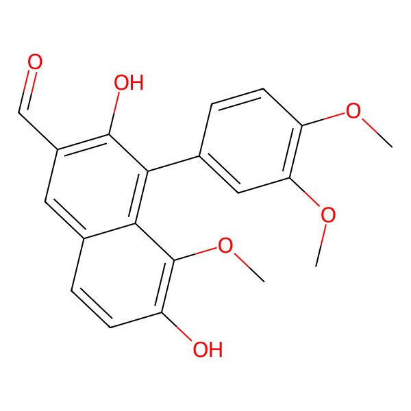2D Structure of Vitrofolal B