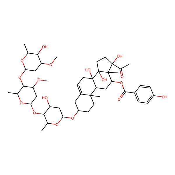 2D Structure of Wilfoside C