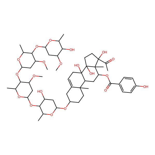 2D Structure of Wilfoside D