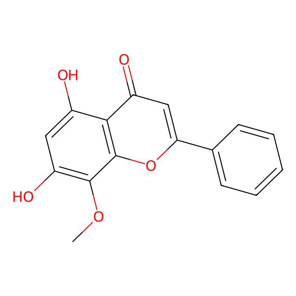 2D Structure of Wogonin