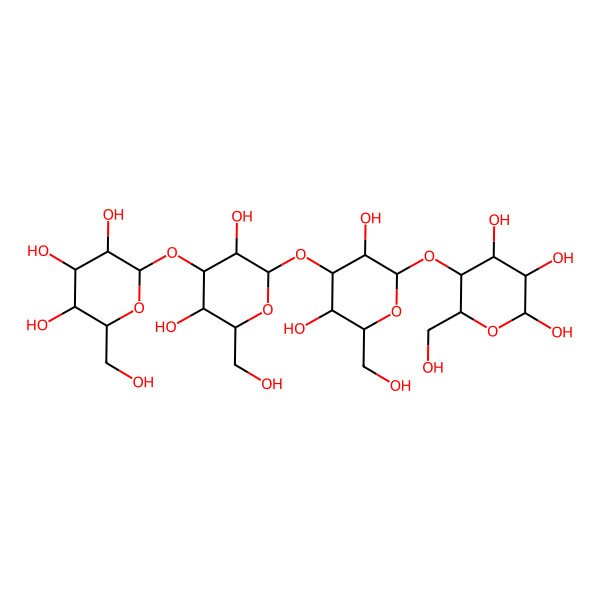 2D Structure of Gal(b1-3)Gal(b1-3)Gal(b1-4)b-Glc 2D Structure of Gal(b1-3)Gal(b1-3)Gal(b1-4)b-Glc