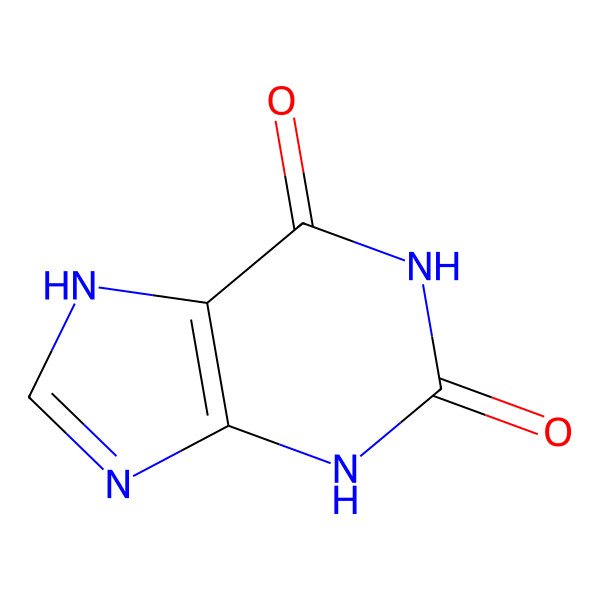 2D Structure of Xanthine