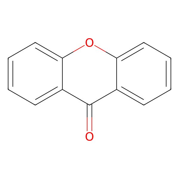 2D Structure of Xanthone